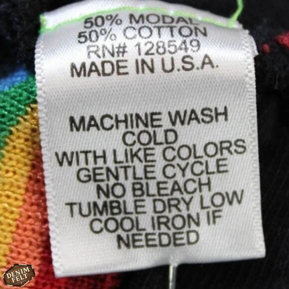 Aviator Nation Black Toddler/Youth Rainbow Stripe Velour Longe Shorts Size 6 - Picture 8 of 9